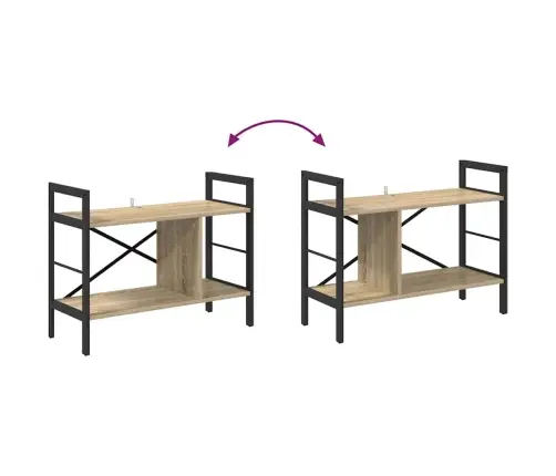 Grāmatu Plaukts Sonoma Ozols 75 X 30 X 58,5 Cm Vidaxl