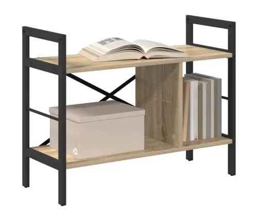 Grāmatu Plaukts Sonoma Ozols 75 X 30 X 58,5 Cm Vidaxl