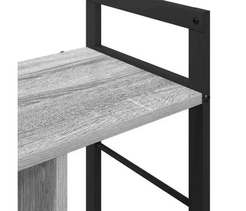 Grāmatu Plaukts Pelēks Sonoma 75 X 30 X 58,5 Cm Vidaxl