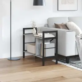 Grāmatu Plaukts Pelēks Sonoma 75 X 30 X 58,5 Cm Vidaxl