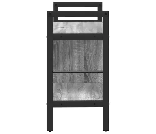 Grāmatu Plaukts Pelēks Sonoma 75 X 30 X 58,5 Cm Vidaxl