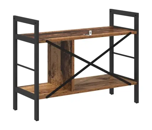 Raamatukapp Vana Puit 75 X 30 X 58,5 Cm Tehispuit