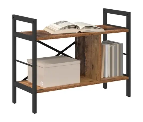 Raamatukapp Vana Puit 75 X 30 X 58,5 Cm Tehispuit