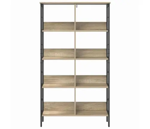 Grāmatu Plaukts Sonoma Ozols 82 X 32 X 144,5 Cm Vidaxl