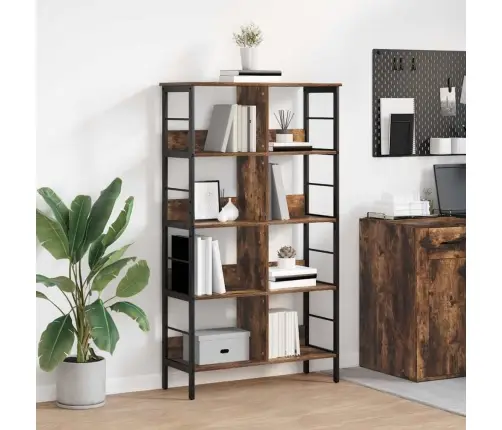 Raamatukapp Suitsetatud Tamm 82 X 32 X 144,5 Cm Tehispuit