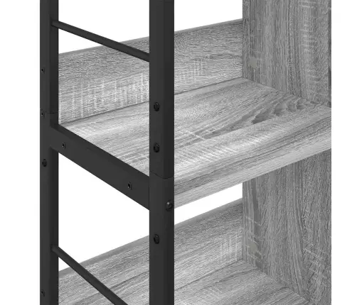 Grāmatu Plaukts Pelēks Sonoma 82 X 32 X 144,5 Cm Vidaxl