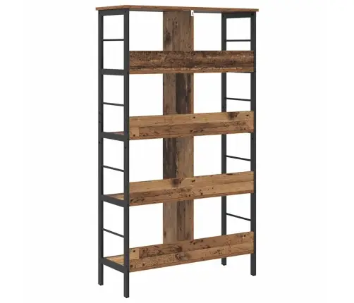 Grāmatu Plaukts Vecs Koks 82 X 32 X 144,5 Cm Inženierijas Koks Vidaxl