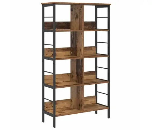 Grāmatu Plaukts Vecs Koks 82 X 32 X 144,5 Cm Inženierijas Koks Vidaxl