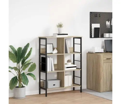 Raamatukapp Sonoma Tamm 82 X 32 X 112 Cm Tehispuit