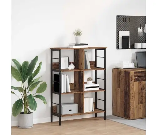 Raamatukapp Vana Puit 82 X 32 X 112 Cm Tehispuit