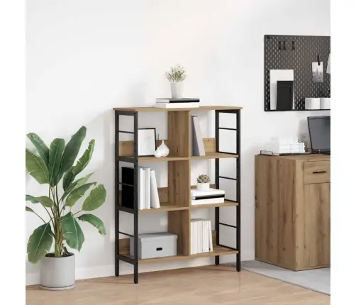 Knygų Lentyna Amatininkų Ąžuolas 82 X 32 X 112 Cm