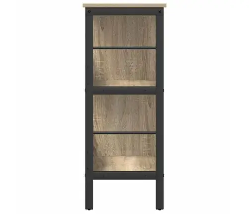 Grāmatu Plaukts Sonoma Ozols 82 X 32 X 79 Cm Inženierijas Koks Vidaxl