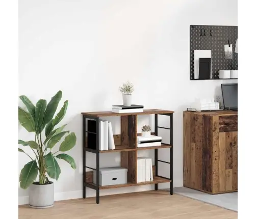 Knygų Lentyna Senovinis Medis 82 X 32 X 79 Cm Apdirbta Mediena