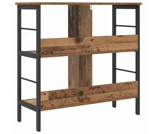 Knygų Lentyna Senovinis Medis 82 X 32 X 79 Cm Apdirbta Mediena