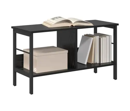 Raamatukapp Must Tamm 82 X 32 X 47 Cm Tehispuit