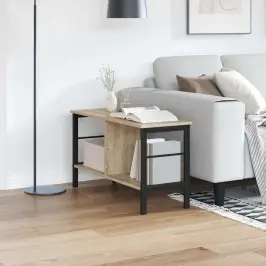 Grāmatu Plaukts Sonoma Ozols 82 X 32 X 47 Cm Inženierijas Koks Vidaxl