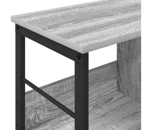 Knygų Lentyna Pilkas Sonoma 82 X 32 X 47 Cm Apdirbta Mediena