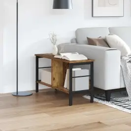 Grāmatu Plaukts Vecs Koks 82 X 32 X 47 Cm Inženierijas Koks Vidaxl