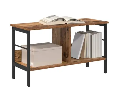 Grāmatu Plaukts Vecs Koks 82 X 32 X 47 Cm Inženierijas Koks Vidaxl