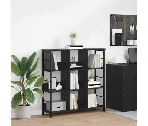 Knygų Lentyna Juodas Ąžuolas 102 X 32 X 104,5 Cm