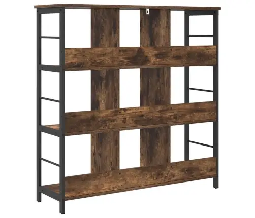 Raamatukapp Suitsetatud Tamm 102 X 32 X 104,5 Cm Tehispuit