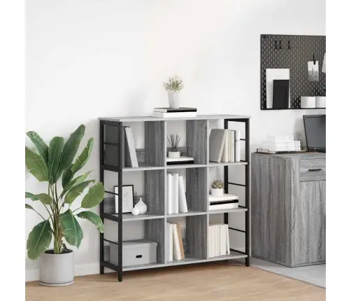 Knygų Lentyna Pilkas Sonoma 102 X 32 X 104,5 Cm