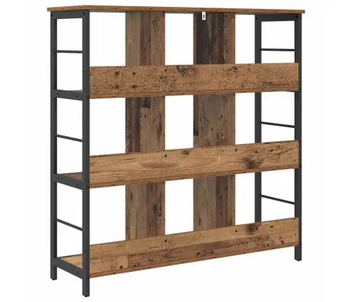 Grāmatu Plaukts Vecs Koks 102 X 32 X 104,5 Cm Inženierijas Koks Vidaxl