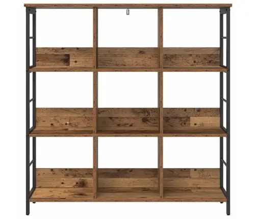 Grāmatu Plaukts Vecs Koks 102 X 32 X 104,5 Cm Inženierijas Koks Vidaxl