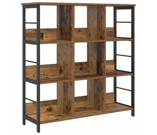 Grāmatu Plaukts Vecs Koks 102 X 32 X 104,5 Cm Inženierijas Koks Vidaxl