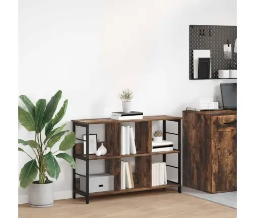 Raamatukapp Suitsetatud Tamm 102 X 32 X 72,5 Cm Tehispuit