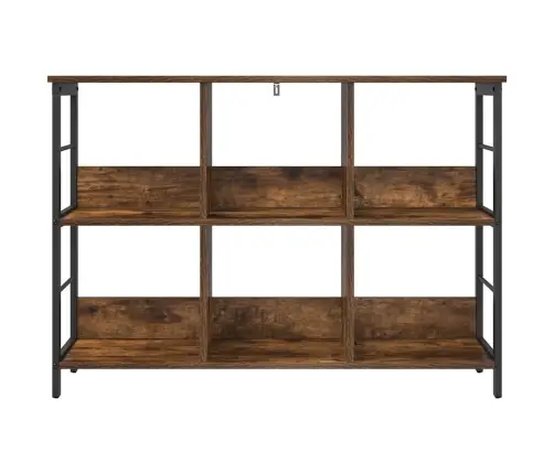 Raamatukapp Suitsetatud Tamm 102 X 32 X 72,5 Cm Tehispuit