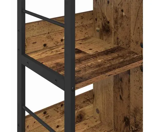 Grāmatu Plaukts Vecs Koks 102 X 32 X 72,5 Cm Inženierijas Koks Vidaxl