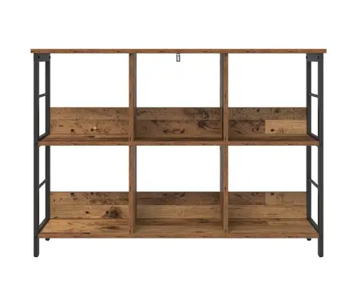 Grāmatu Plaukts Vecs Koks 102 X 32 X 72,5 Cm Inženierijas Koks Vidaxl