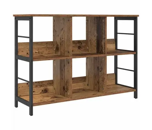 Grāmatu Plaukts Vecs Koks 102 X 32 X 72,5 Cm Inženierijas Koks Vidaxl