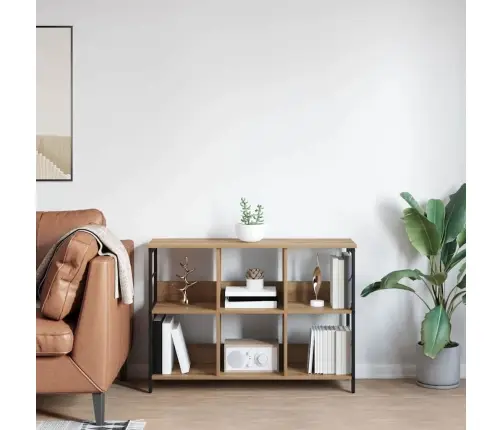 Grāmatu Plaukts Artisānā Ozols 102 X 32 X 72,5 Cm Vidaxl