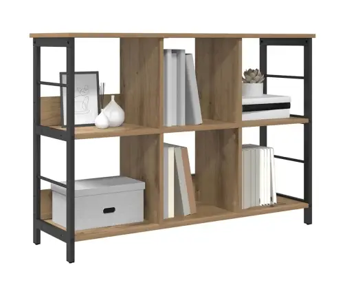 Grāmatu Plaukts Artisānā Ozols 102 X 32 X 72,5 Cm Vidaxl