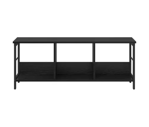 Grāmatu Plaukts Melns Ozolkoks 102 X 32 X 40,5 Cm Vidaxl