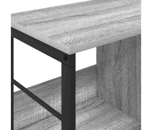 Knygų Lentyna Pilkas Sonoma 102 X 32 X 40,5 Cm Apdirbta Mediena