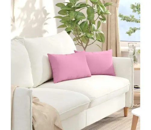 Dīvāna Spilveni 2 Pcs Rozā 30 X 50 Cm Vidaxl