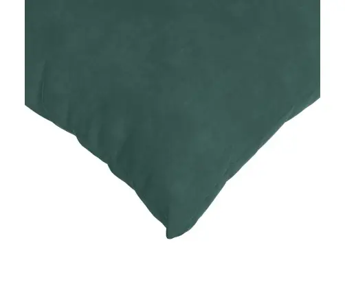 Dīvāna Spilveni 2 Pcs Tumši Zaļa 50 X 30 Cm Korduroja Audums Vidaxl