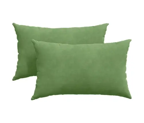 Dīvāna Spilveni 2 Pcs Gaiši Zaļa 50 X 30 Cm Korduroja Audums Vidaxl