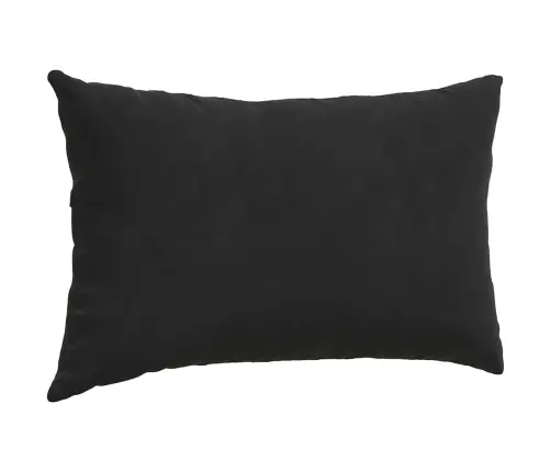 Dīvāna Spilveni 2 Pcs Melna 50 X 30 Cm Korduroja Audums Vidaxl