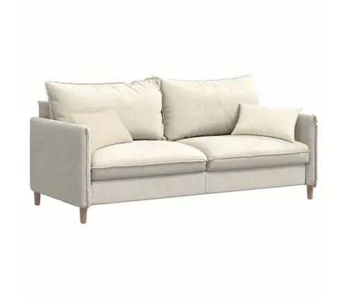 Dīvāna Spilveni 2 Pcs Krēmkrāsa 50 X 30 Cm Korduroja Audums Vidaxl