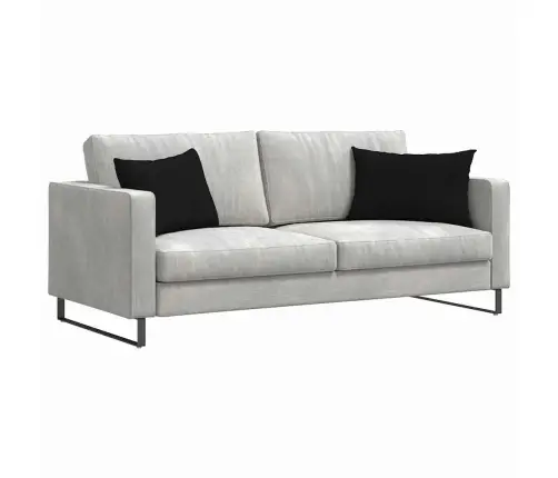 Diivanipadjad 2 Pcs Must 60 X 40 Cm Kangas