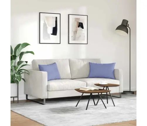 Diivanipadjad 2 Pcs Jeans Sinine 60 X 40 Cm Kangas