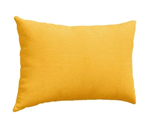 Diivanipadjad 2 Pcs Helekollane 60 X 40 Cm Korter Kangas