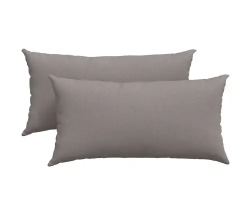 Dīvāna Spilveni Pelēkbrūna Audums Vidaxl