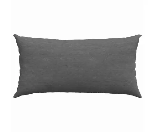 Dīvāna Spilveni 2 Pcs Tumši Pelēks 80 X 40 Cm Korduroja Audums Vidaxl