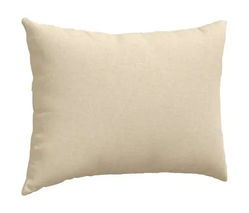 Sofa Pagalvės 2 Pcs Kreminė 70 X 50 Cm Audinys