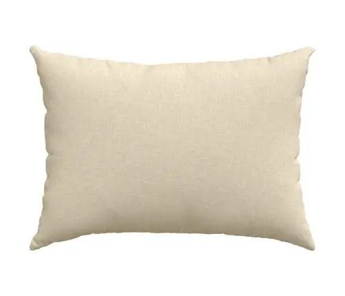 Sofa Pagalvės 2 Pcs Kreminė 70 X 50 Cm Audinys